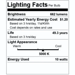 Nicor LED Downlight (11468) 7 Nicor LED Downlight (11468) -Light Bulbs Sales 11468 Lighting Facts Labelmd