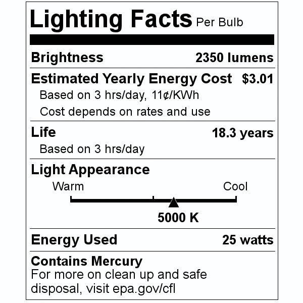 Philips Fluorescent Light Bulb (204248) 5 Philips Fluorescent Light Bulb (204248) - Image 3
