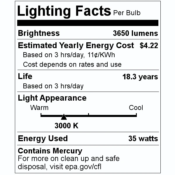 Sylvania Fluorescent Light Bulb (20925) 6 Sylvania Fluorescent Light Bulb (20925) - Image 4