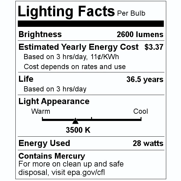 Sylvania Fluorescent Light Bulb (21420) 5 Sylvania Fluorescent Light Bulb (21420) - Image 3