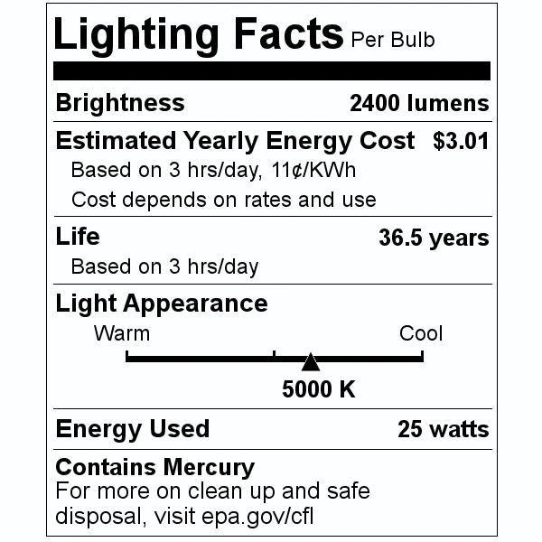 Sylvania Fluorescent Light Bulb (22451) 5 Sylvania Fluorescent Light Bulb (22451) - Image 3