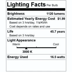 Nuvo LED Ceiling Light Fixture (67794) -Light Bulbs Sales 67794 Lighting Facts Labelmd