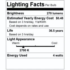 Halco LED Reflector Flood Retrofit (81059) -Light Bulbs Sales 81059 Lighting Facts Labelmd