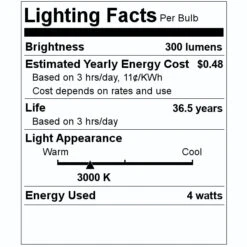 Halco LED Reflector Flood Retrofit (81082) -Light Bulbs Sales 81082 Lighting Facts Labelmd
